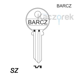 Bytový 015 - surový mosazný klíč - BARCZ SZ